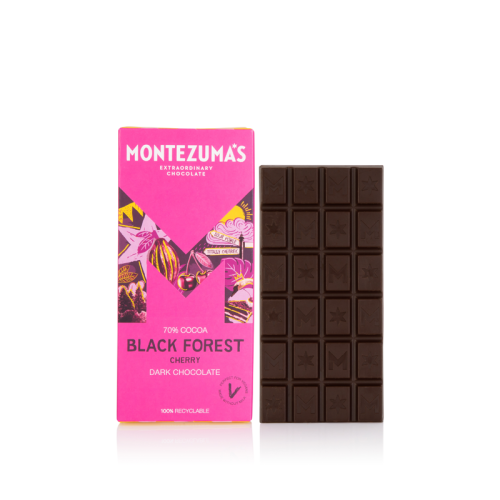 Montezuma’s Black Forest Dark With Cherry Bar 90g