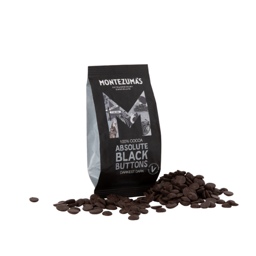 Montezuma’s Absolute Black 100% Cocoa Buttons 120g