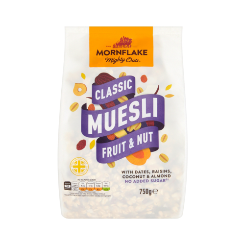 Mornflake Fruit And Nut Muesli 750g