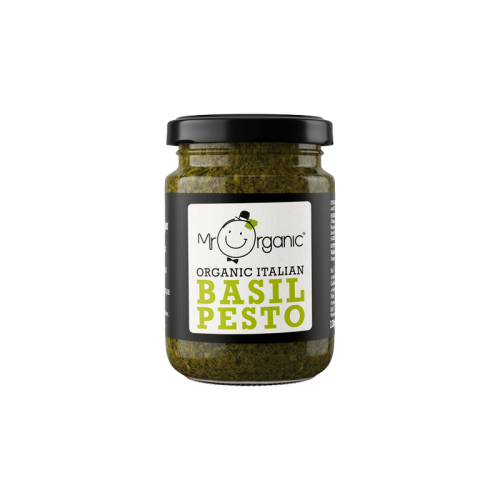Mr Organic No Added Sugar Basil Pesto 130g