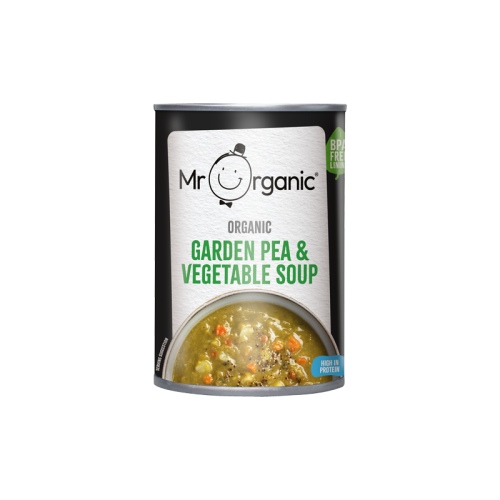 Mr Organic Garden Pea And Vegetable Soup 400g