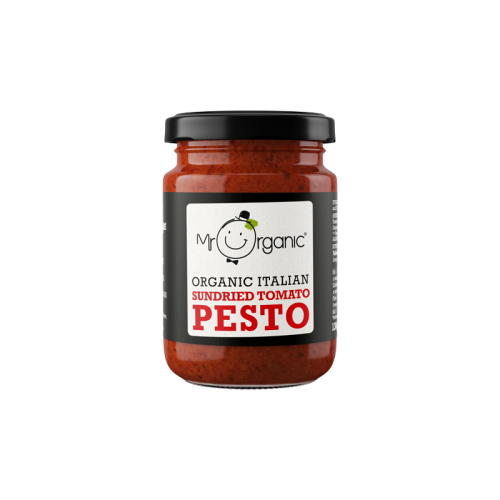 Mr Organic No Added Sugar Sundried Tomato Pesto 130g