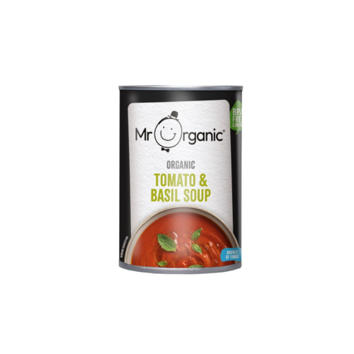 Mr Organic Tomato And Basil Soup 400g