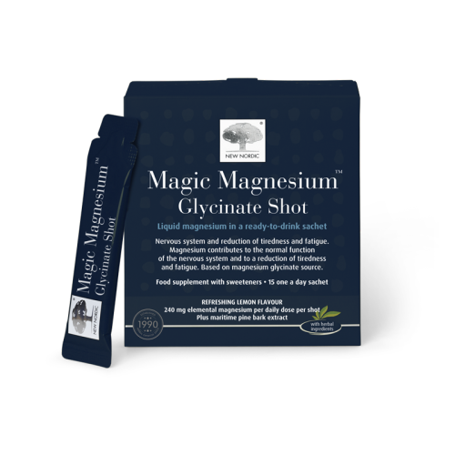 New Nordic Magic Magnesium Glycinate Shot 15 Sachets