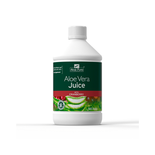 Aloe Pura Aloe Vera Juice with Cranberry 500ml