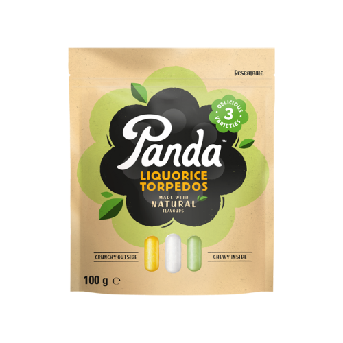 Panda Liquorice Torpedos 100g