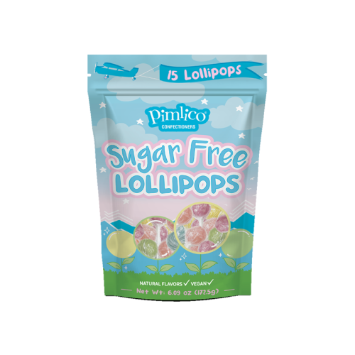 Pimlico Sugar Free Lollipops 15pcs Pouch Bag 172.5g