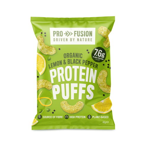 Profusion Protein Puffs Lemon And Black Pepper 40g