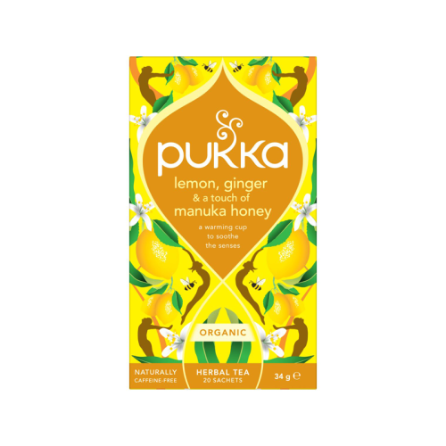 Pukka Organic Lemon Ginger &amp; Manuka Honey 20 Bags