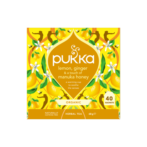 Pukka Organic Lemon, Ginger And Manuka Honey Tea 40s
