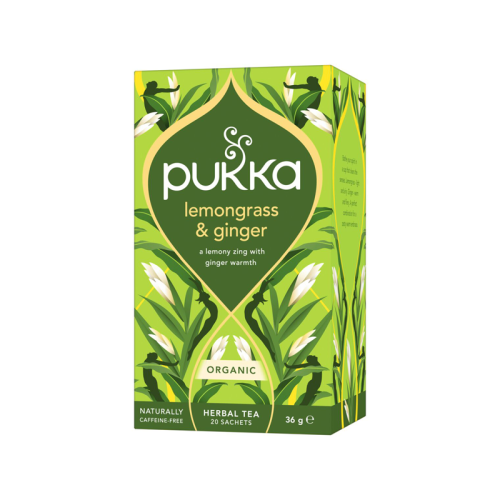 Pukka Organic Lemongrass & Ginger Herbal Tea 20 Bags