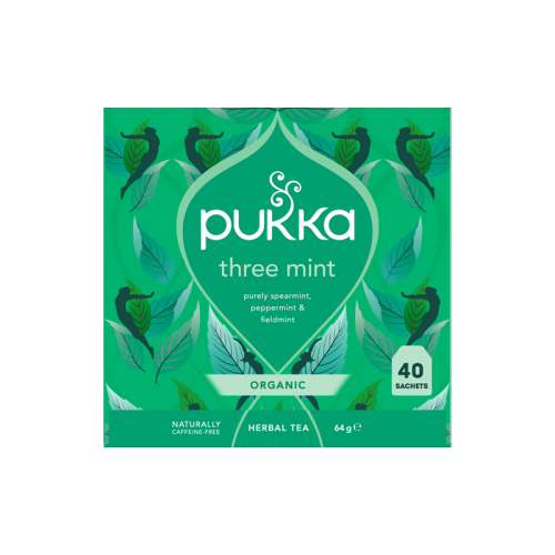 Pukka Organic Three Mint Herbal Tea 40s