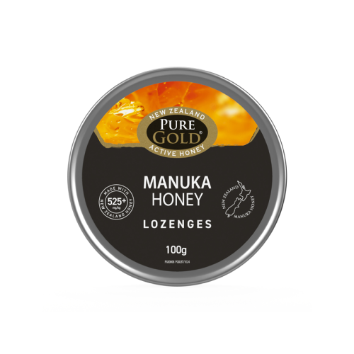 Pure Gold Manuka Honey Lozenges 525 MGO 100g