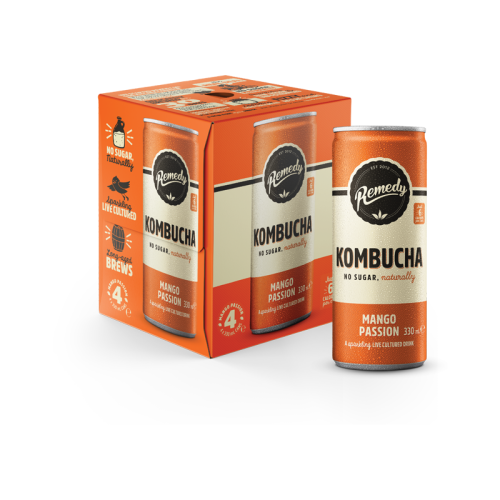 Remedy Mango Passion Multipack 330ml (4 x 330ml)