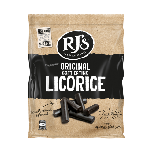RJ's Soft Original Licorice 300g