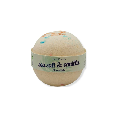 Scentish Sea Salt And Vanilla Bath Bomb