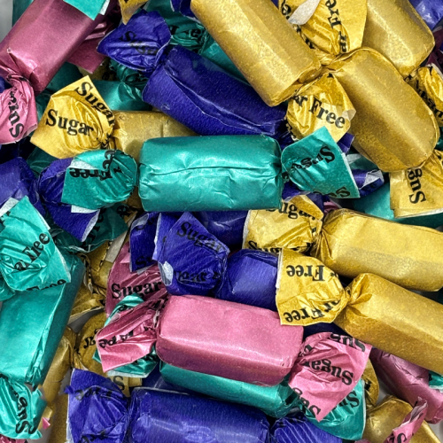 Sugar Free Assorted Toffee Chews 454g