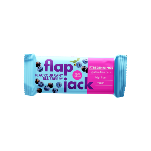 The Beginnings Blackcurrant And Blueberry Flapjack 60g