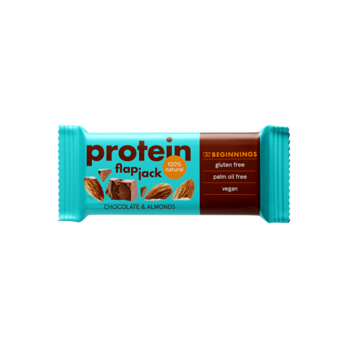 The Beginnings Protein Chocolate And Almond Flapjack 60g