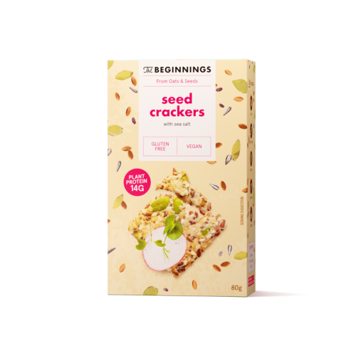 The Beginnings Seed Crackers With Sea Salt 80g