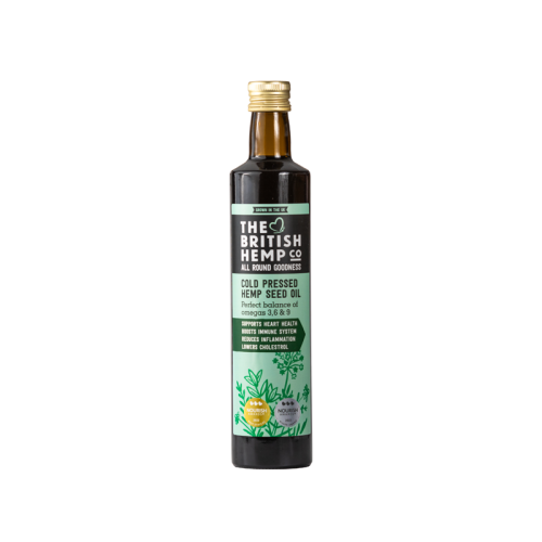 The British Hemp Co Cold Pressed Hemp Seed Oil 500ml