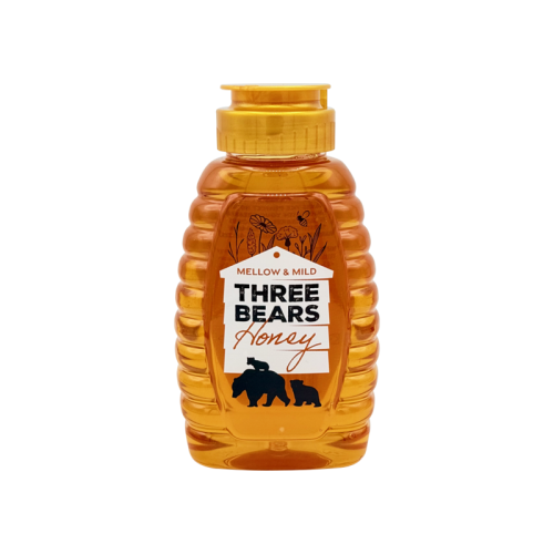 Three Bears Mellow And Mild Clear Honey 340g