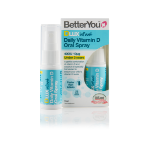 BetterYou DLux Infant Daily Oral D3 Spray 400iu 15ml