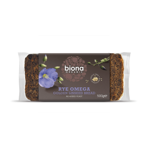Organic Rye Omega 3 Bread 500g