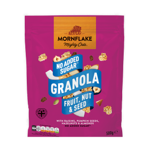Mornflake No Added Sugar Granola Fruit, Nut & Seed 500g