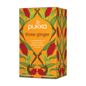 Pukka Three Ginger Organic Herbal Tea 20 Bags