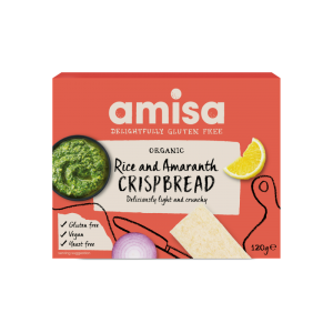 Amisa Organic Gluten Free Amaranth Rice Crispbread 120g