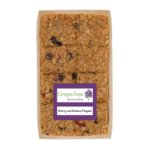 Grape Tree Cherry And Sultana Flapjack Tray 275g