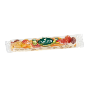 Carlier Tropical Fruit Nougat With Almonds & Hazelnuts 100g