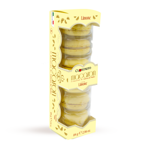 Cuorenero Lemon Macarons 6 Pieces