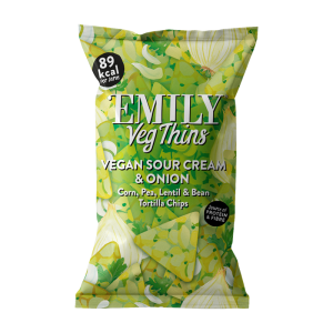 EMILY Veg Thins Vegan Sour Cream And Onion 85g
