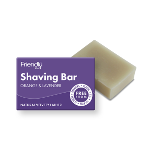 Friendly Soap Orange & Lavender Shaving Bar 95g