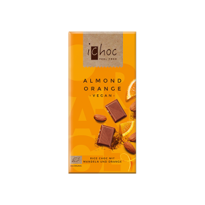 iChoc Vegan Almond & Orange Chocolate 80g
