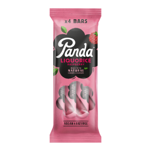 Panda Liquorice Raspberry 4 Bar Pack