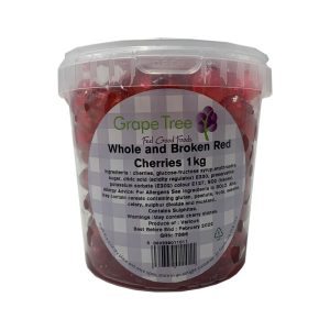 Whole and Broken Glace Cherries 1kg