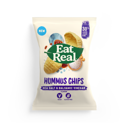 Eat Real Hummus Sea Salt And Balsamic Vinegar 135g Grape Tree