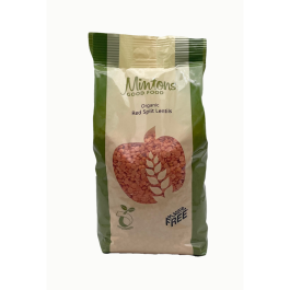 Mintons Organic Red Split Lentils 500g