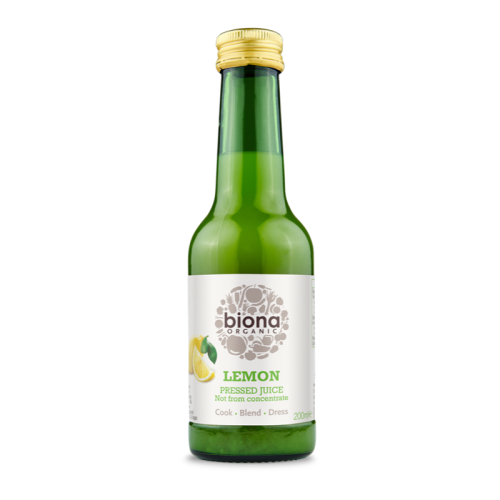 Biona Organic Lemon Juice 200ml