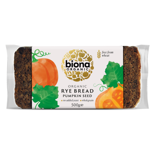 Organic Rye &amp; Pumpkin Seed Bread 500g