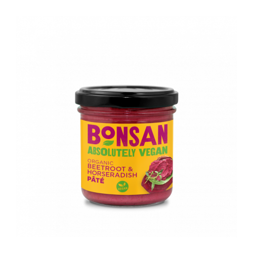 Bonsan Organic Vegan Beetroot Horseradish Pate 130g