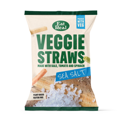 Eat Real Veggie Straws Sea Salt 110g