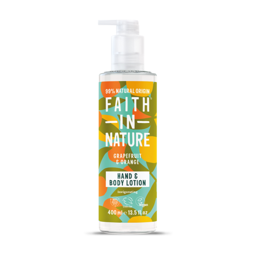 Faith In Nature Grapefruit And Orange Hand And Body Lotion 400ml