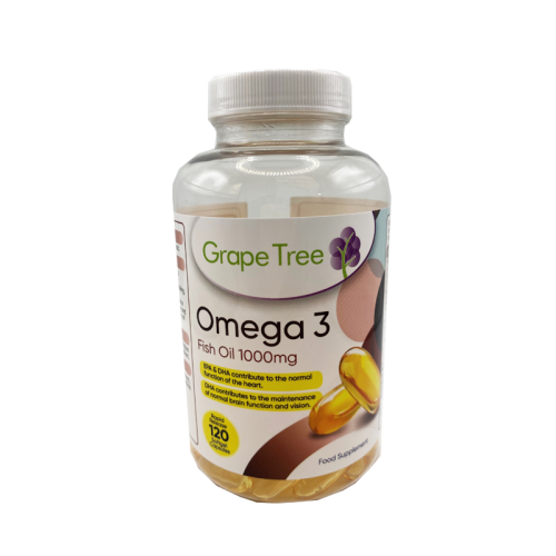 Grape Tree Omega 3 Fish Oil 1000mg 120 Capsules