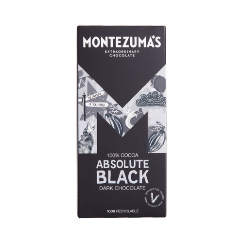 Montezuma’s Absolute Black 100% Cocoa Bar 90g