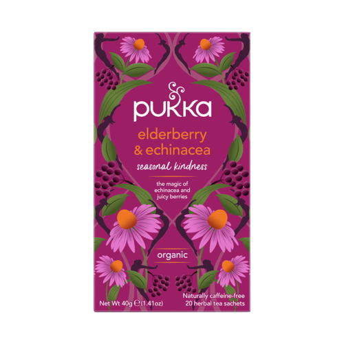Pukka Organic Elderberry and Echinacea with Elderflower 20 Bags