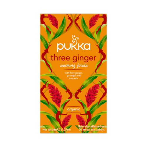 Pukka Three Ginger Organic Herbal Tea 20 Bags
